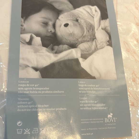 Brand new white cotton sheets for baby crib - Picture 2 of 6